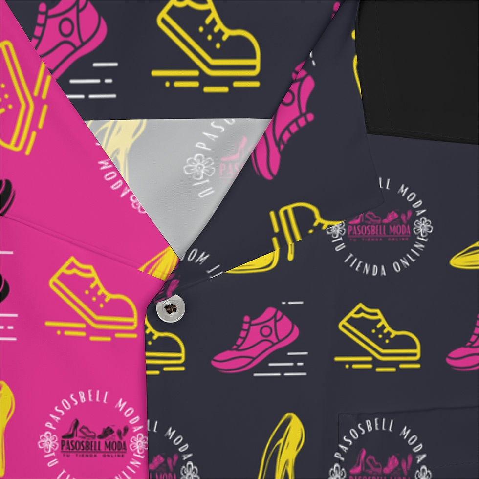 Miniatura: Pasosbellmoda Shop camisas para caballero estampado bipolar | negro pink