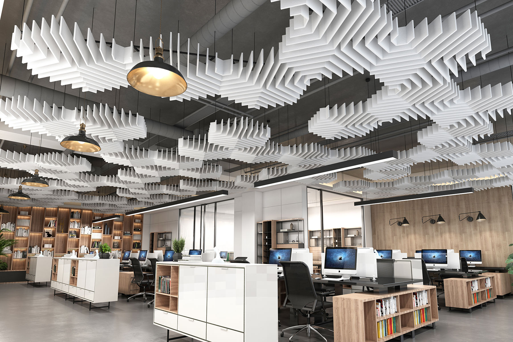 Group- V Acoustic panel ceiling