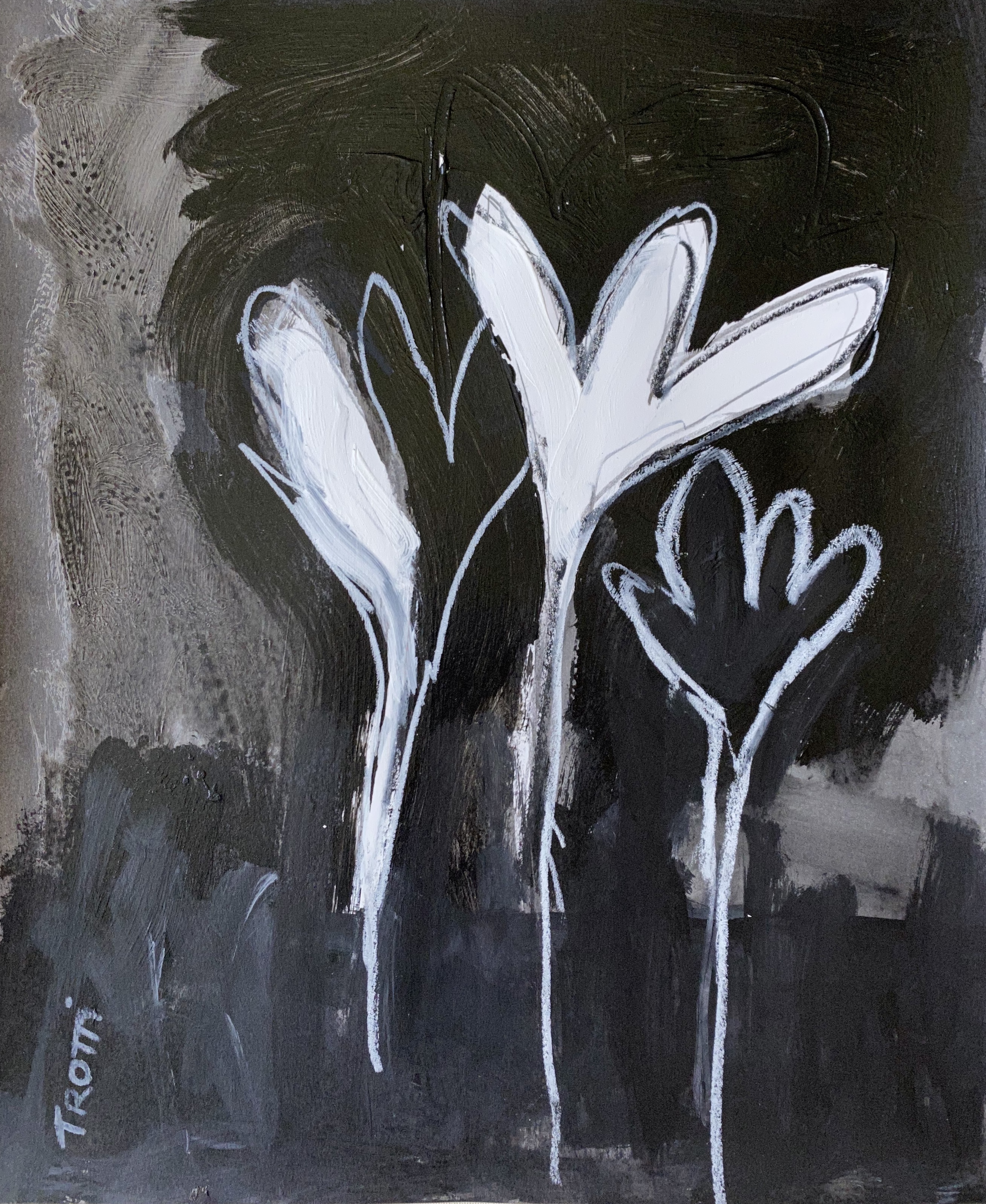 Flowers B&W 4