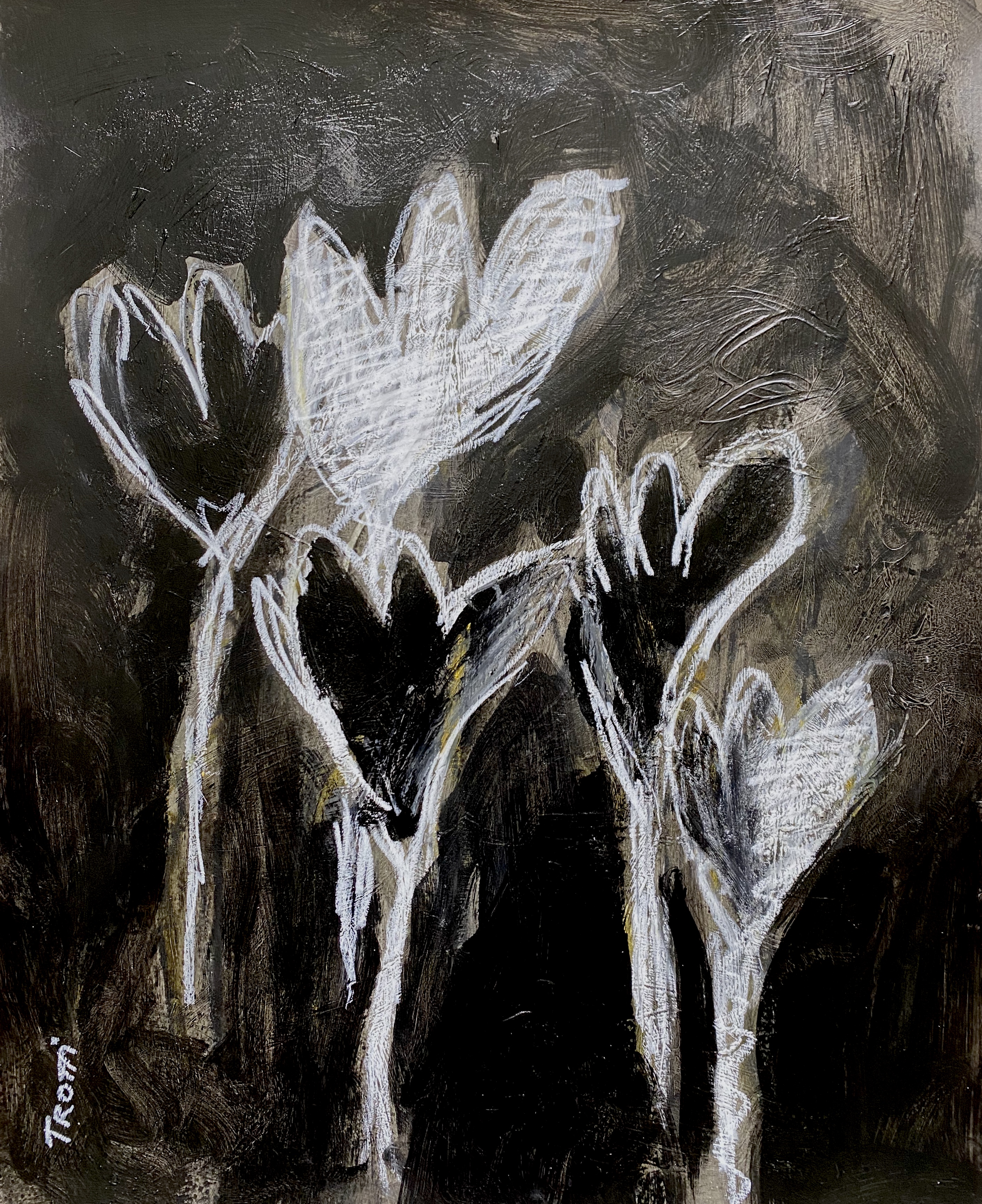 Flowers B&W 1