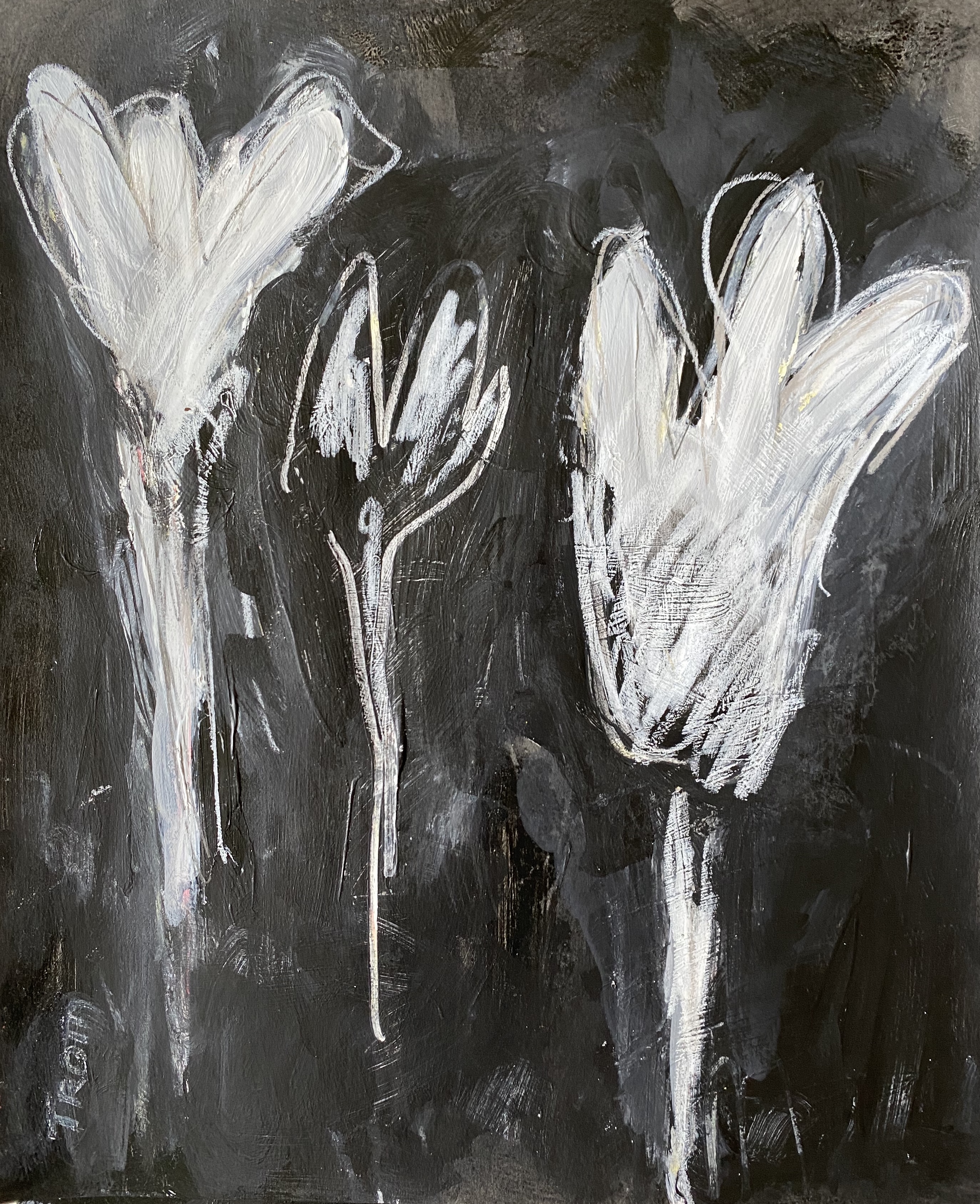 Flowers B&W 2