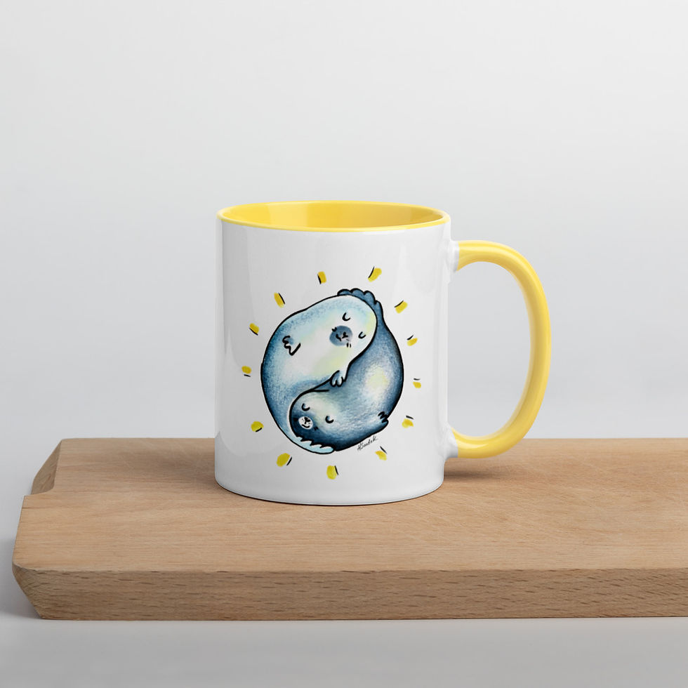 Thumbnail: Yin & Yang Baby Seals Mug