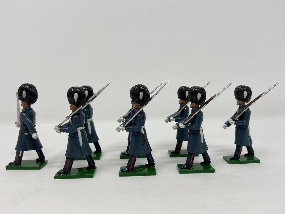Thumbnail: Set 22 - Grenadier Guards in Great Coats, Marching at Slope