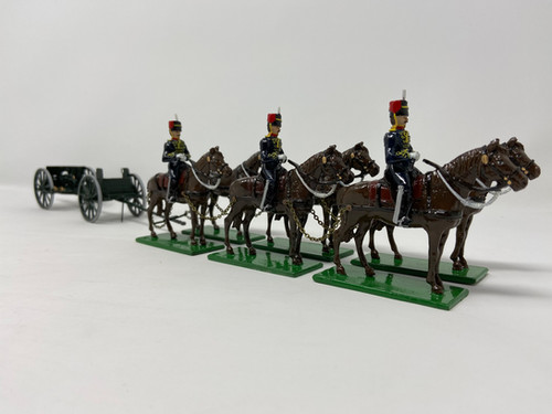 Set 35 - Royal Horse Artillery 6-horse gun team | British Toy Set 35 - Royal Horse Artillery 6-horse gun team | British Toy