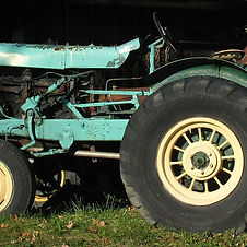 Vintage Green Tractor