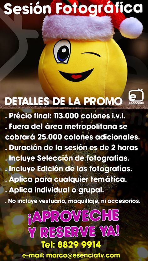 Promoción Navidad Fotografía #UnRegaloParaSiempre