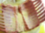 Lamb marinating in mustard and wine
