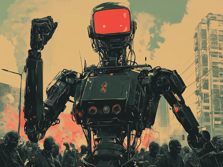 "Keep Calm" , Authoritarian Uprising, and AI Pacification