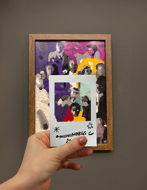 Moldura Polaroid de papel