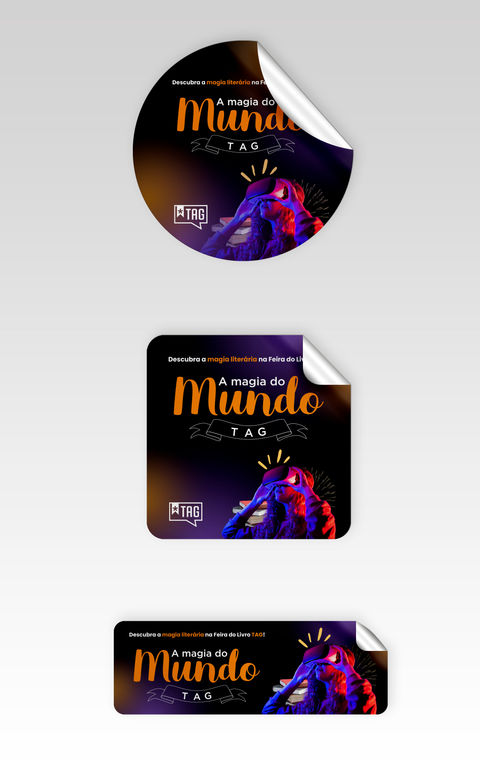 Adesivos do evento