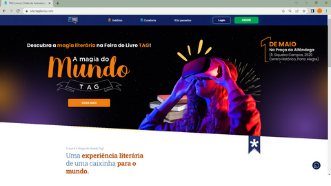 Página do site