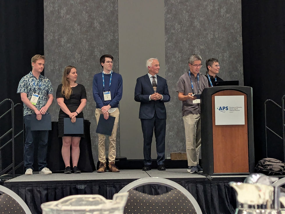 Brandon Grinkemeyer Presents as Deborah Jin Thesis Prize Finalist at DAMOP 2026