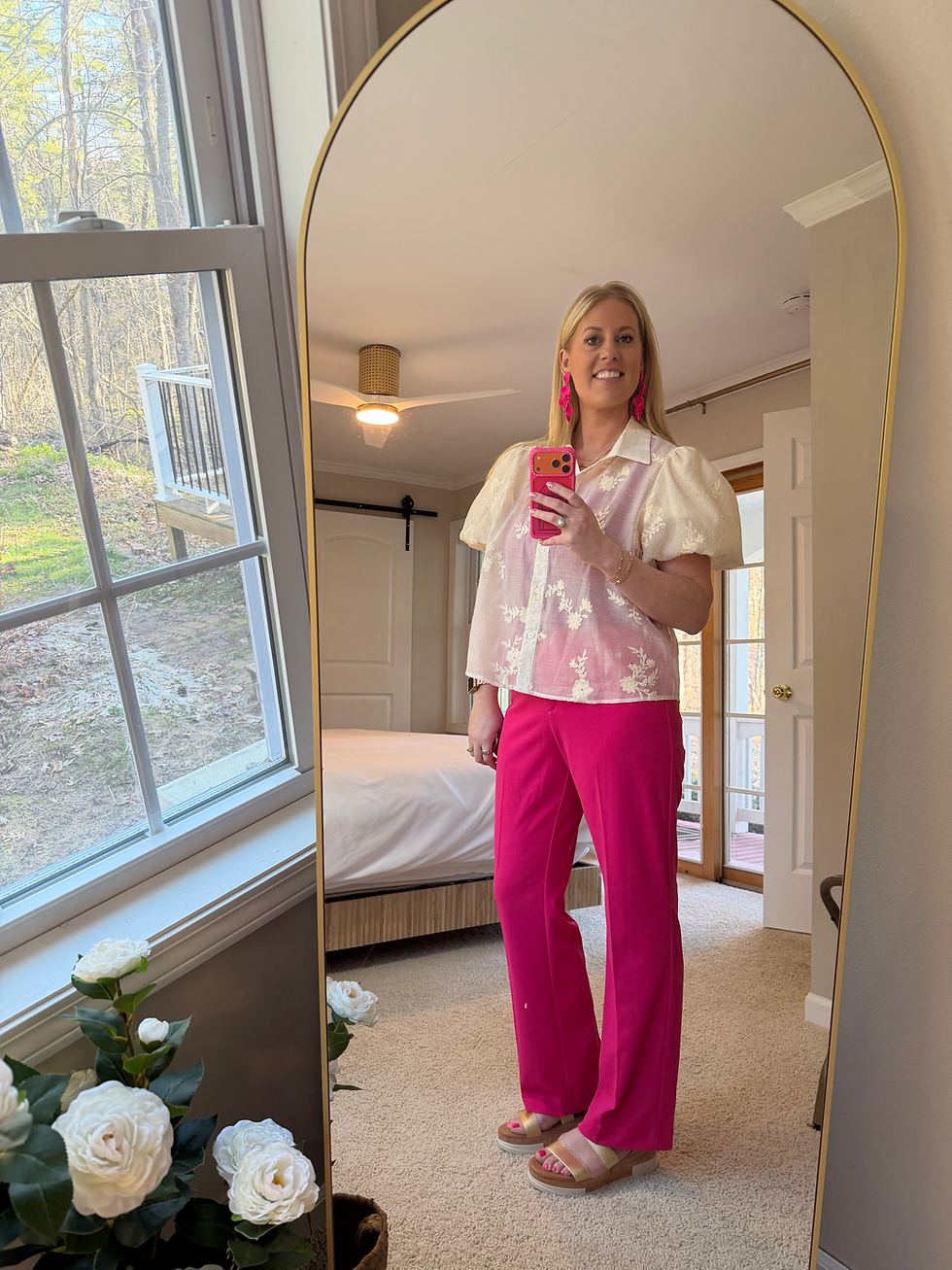 Jane Tande at her Airbnb "The Nest" located in Black River Falls, WI