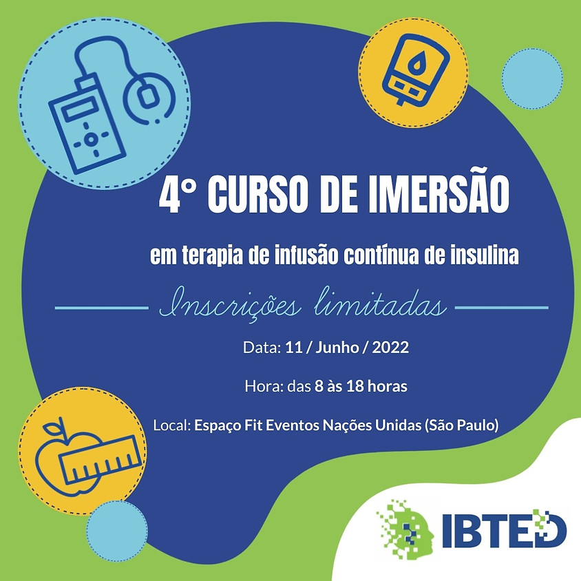 4º Curso de Imersão em terapia de infusão contínua de insulina
