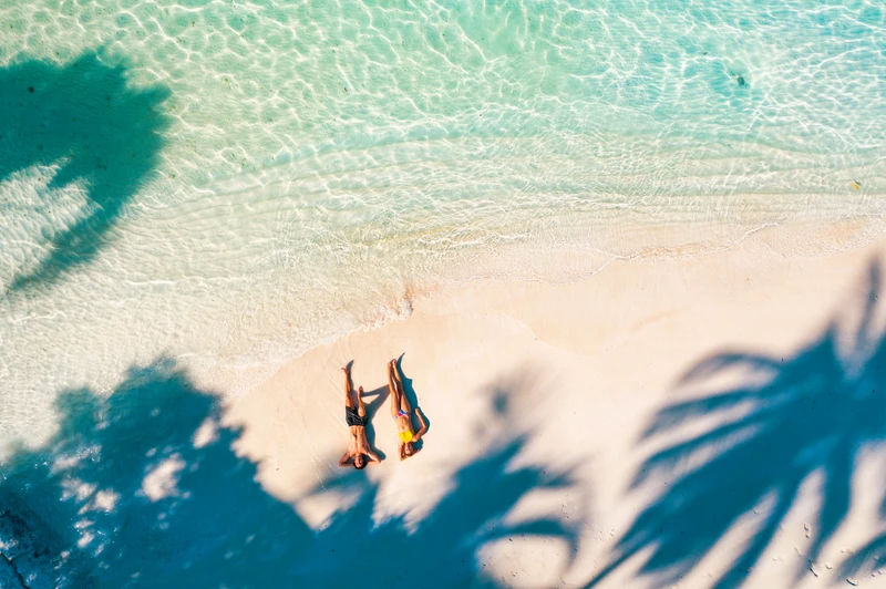 couple on beach