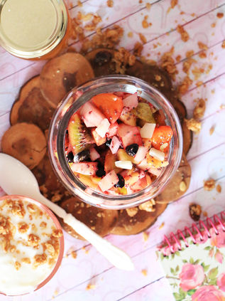 סלט פירות קיצי