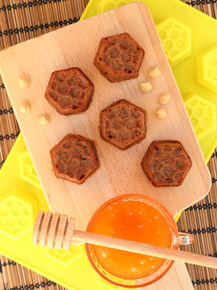 מאפינס דבש, בננה וחמאת בוטנים