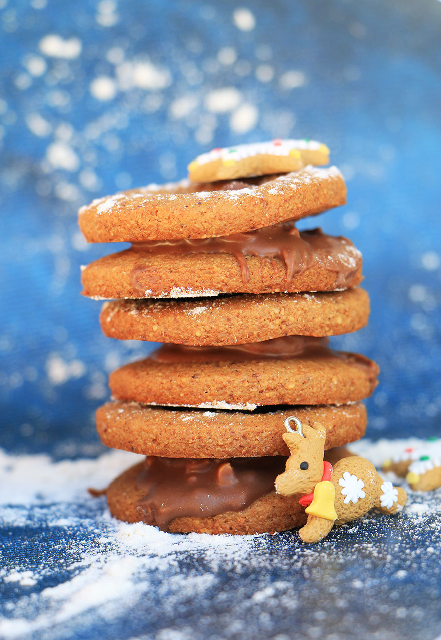 עוגיות ג׳ינג׳ר ודבש בריאות