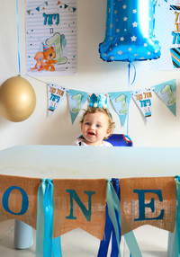 הפקת יום הולדת גיל שנה בקונספט ״פעם ראשונה שלי״