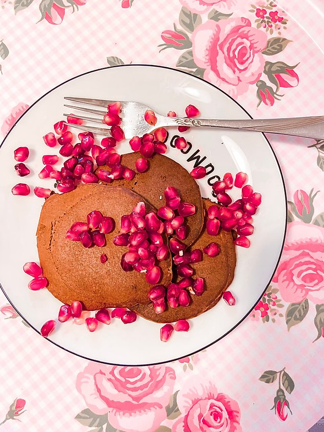 פנקייק שוקולד שקדים עם המון חלבון (ללא גלוטן)