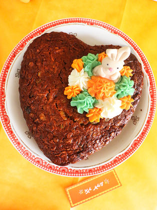 עוגת גזר מקמח כוסמין מלא