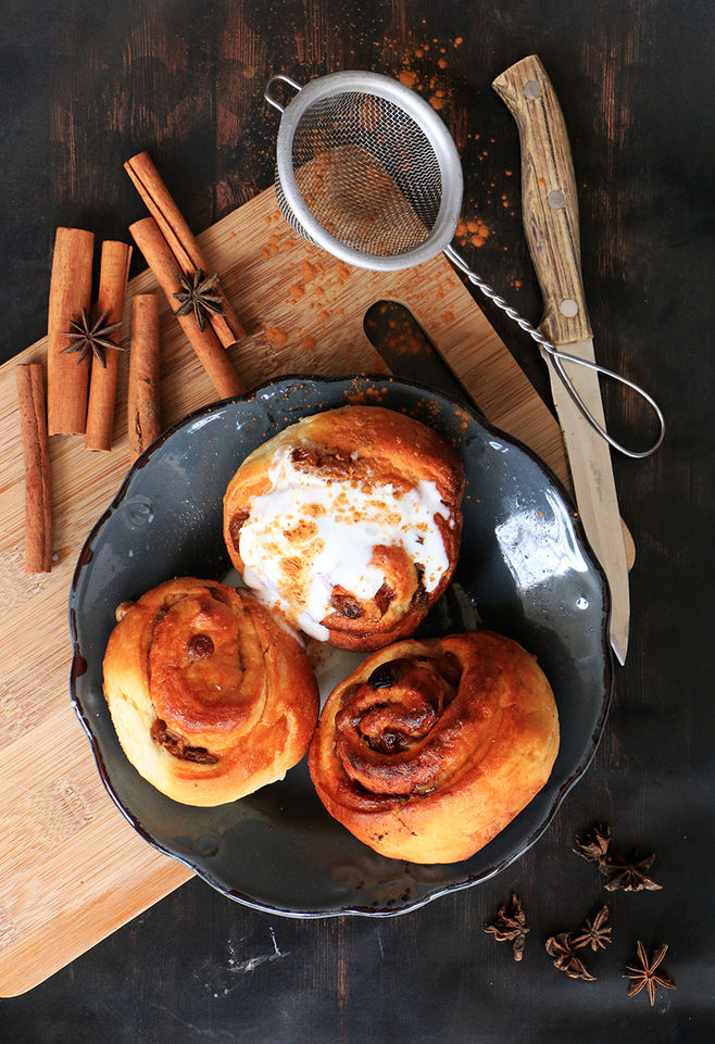 סינמון רול - לחמניות קינמון מקמח כוסמין