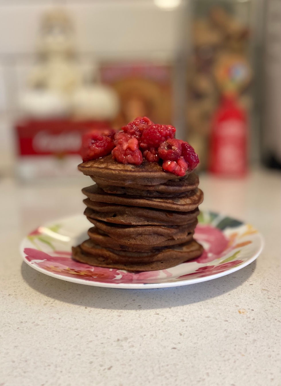 פנקייק טף בננה בריא עם הרבה חלבון