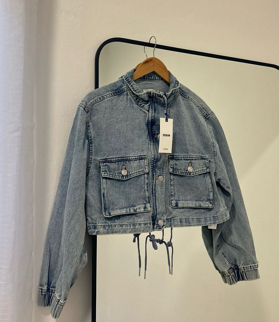 Miniatura: Chaqueta jeans corta 