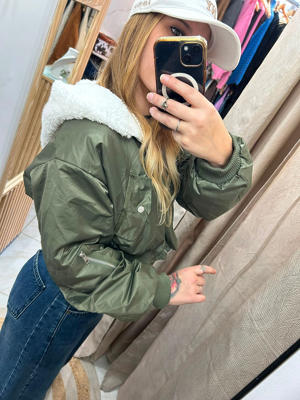 Miniatura: Campera corderito 