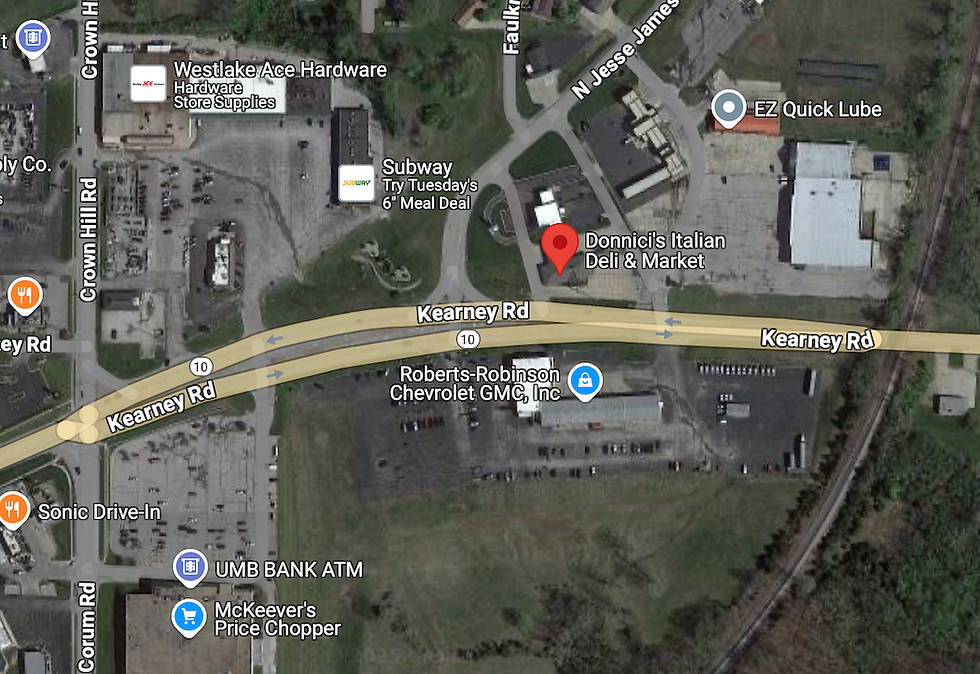 Donnici's Deli Location