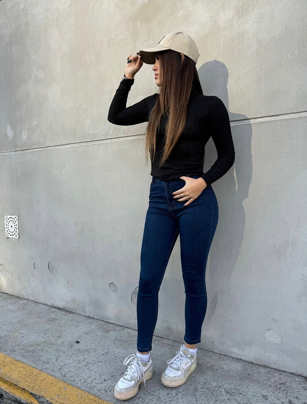 Miniatura: Jeans chupin