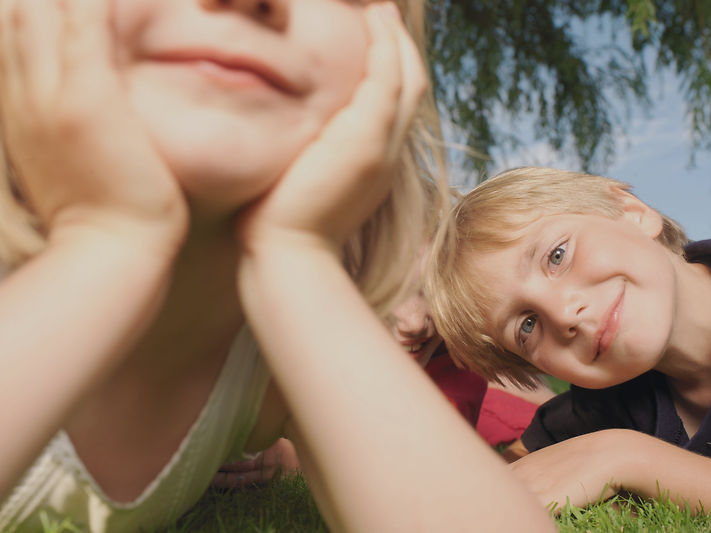 Group Portrait of happy kids