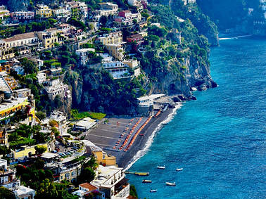 view of italian coastal town