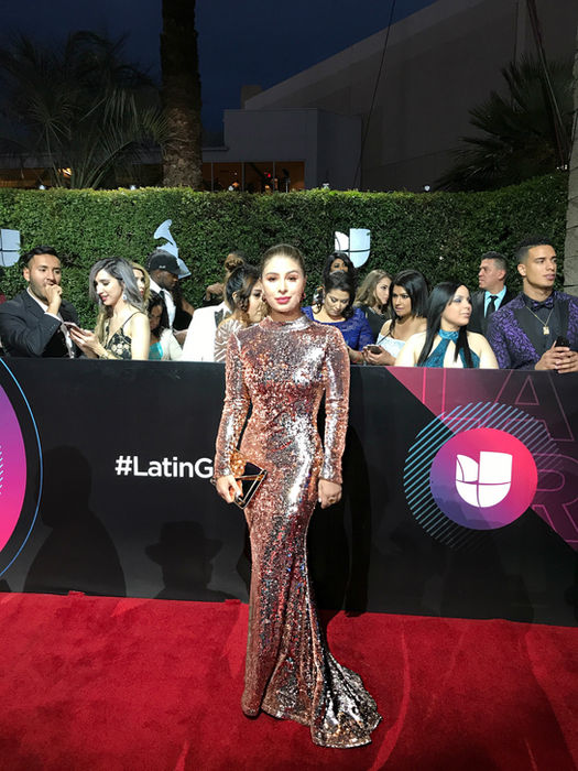Coral Santoro at the Latin Grammys