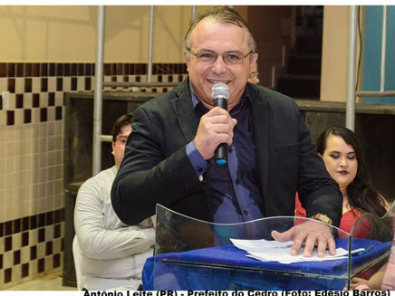 Em enquete, população aprova inÃcio da gestão de Antônio Leite em Cedro