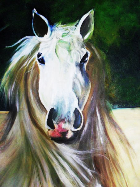 DETALLE DE CABALLO BLANCO