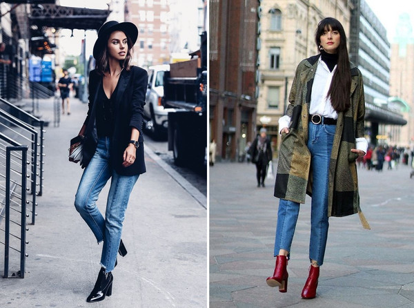 calça cropped com bota