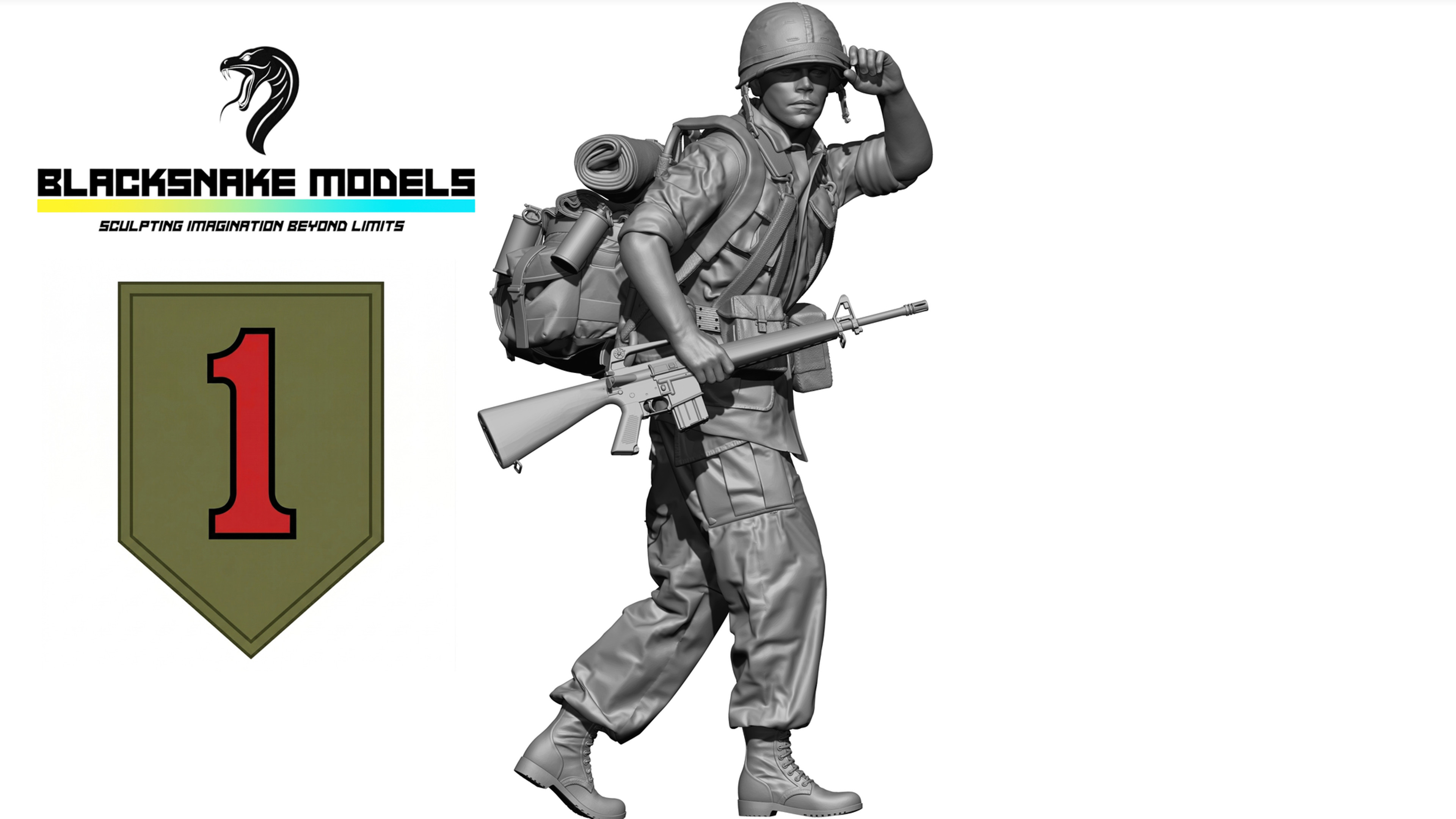US soldier "Big Red One" Vietnam War [BRO-08]