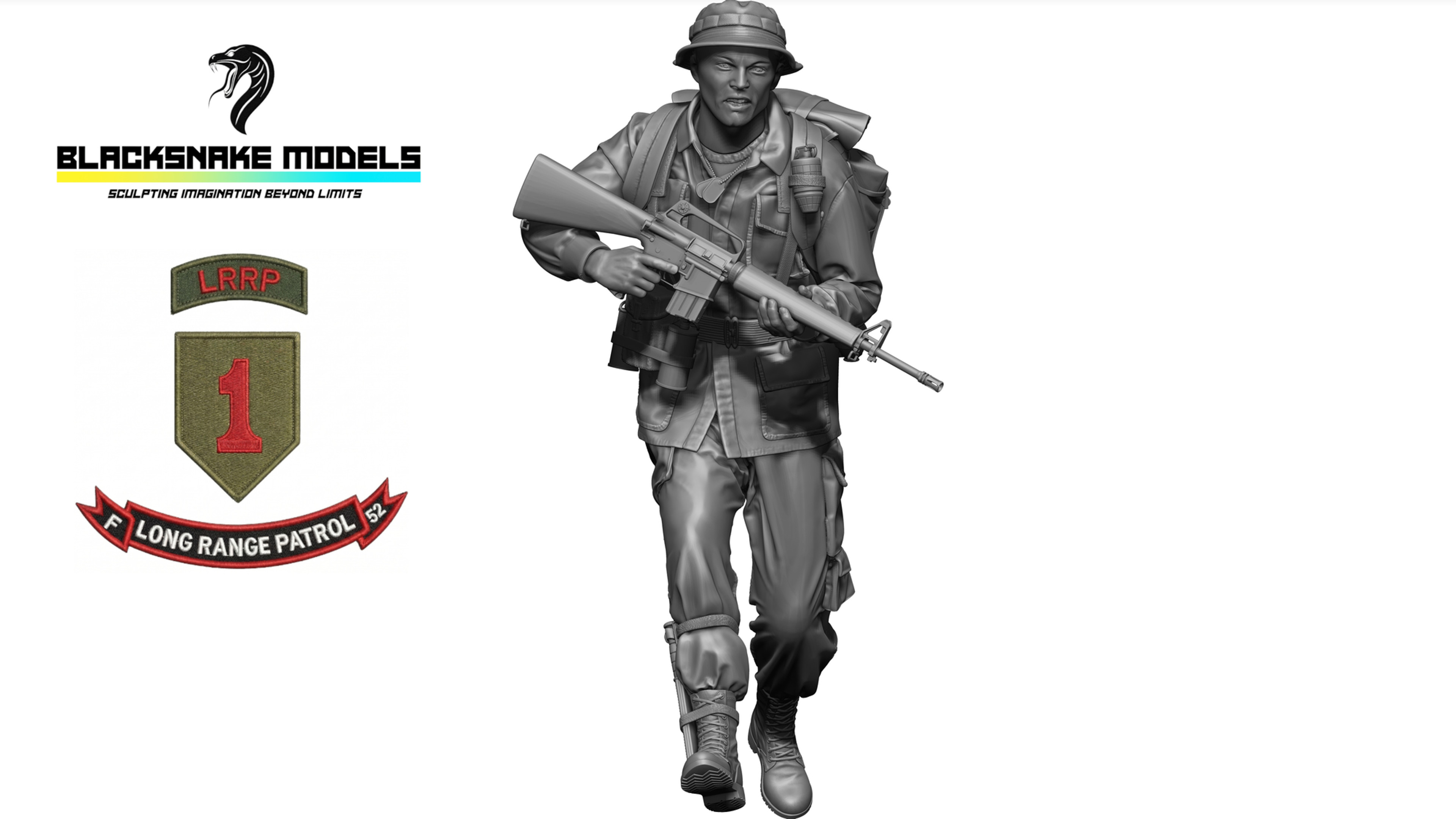 [LRRP-07] Soldat Américain "Speed" LRRP 1st Infantry Division "Big Red One