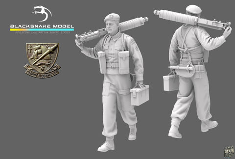 Mitrailleur Vickers Commando Kieffer