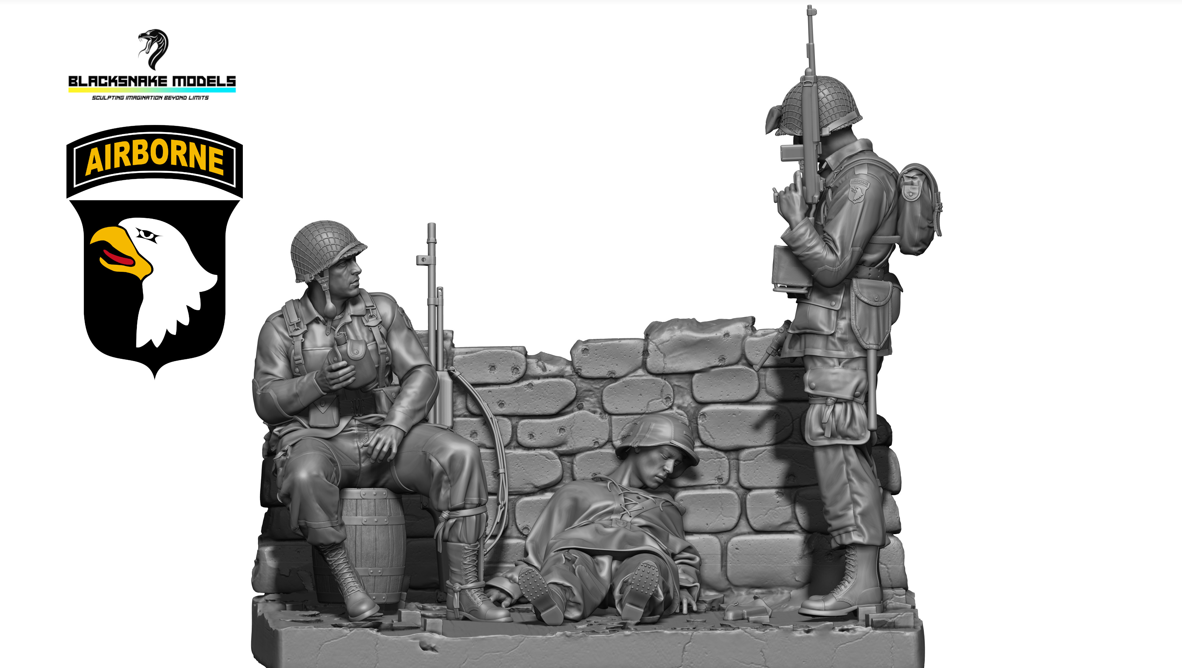 101ST Airborne Soldier "No prisoners"