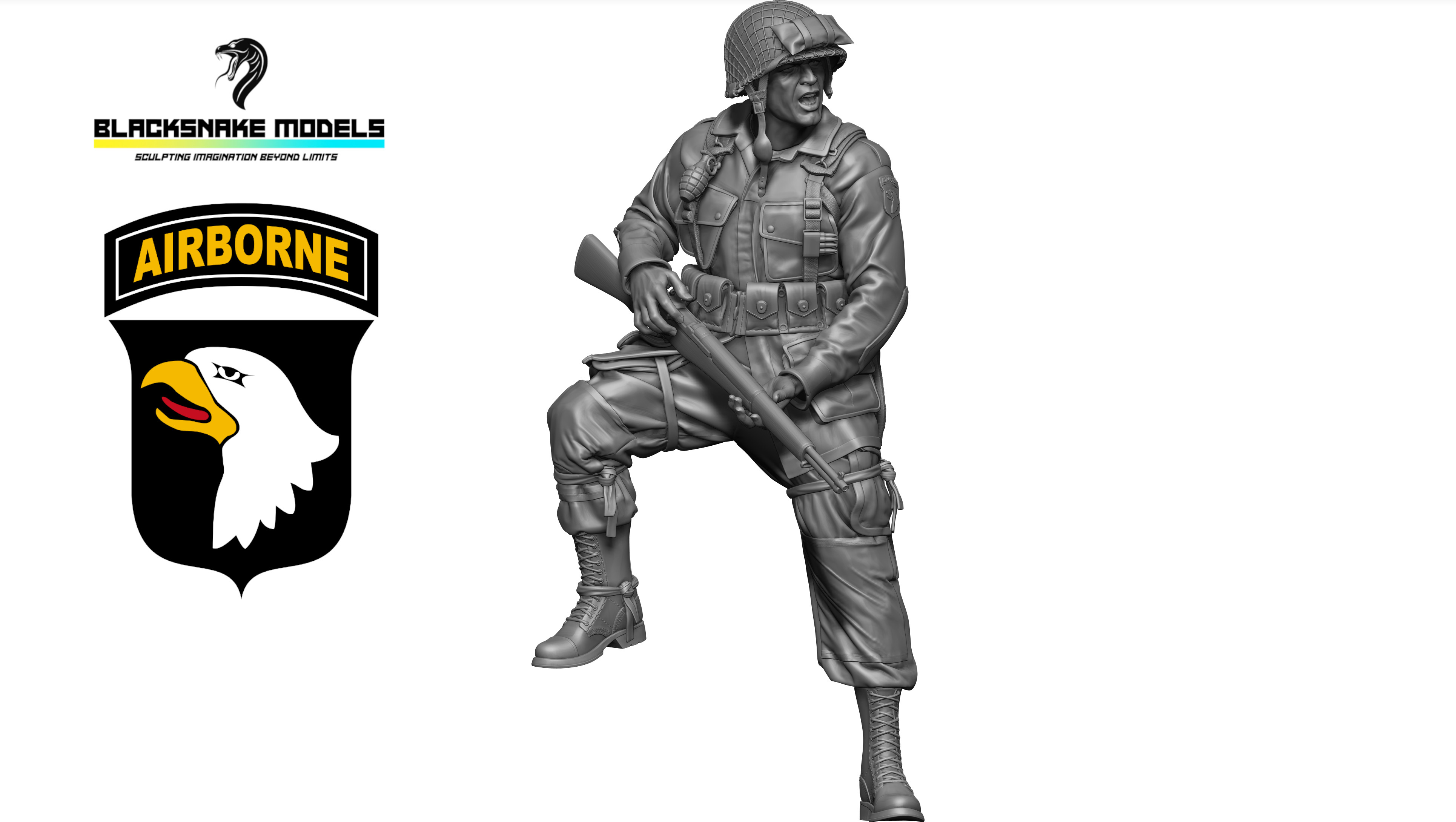 101st Airborne Soldier – On Alert