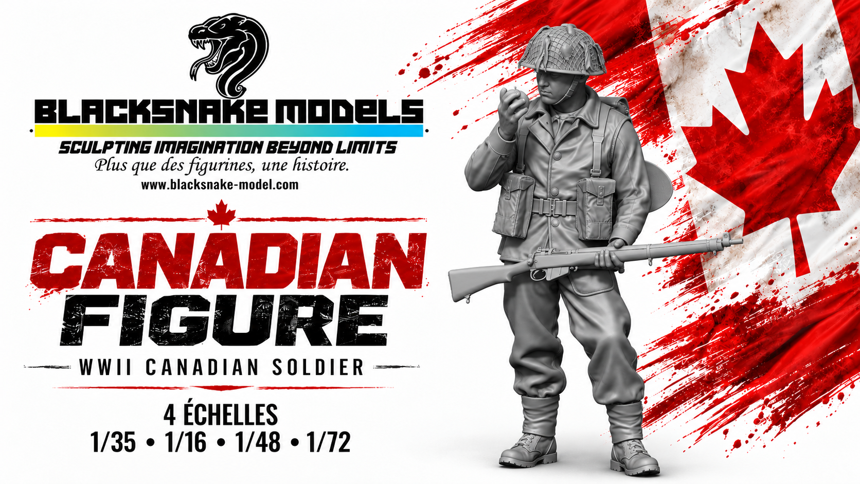 Soldat canadien à la pomme – Seconde Guerre mondiale