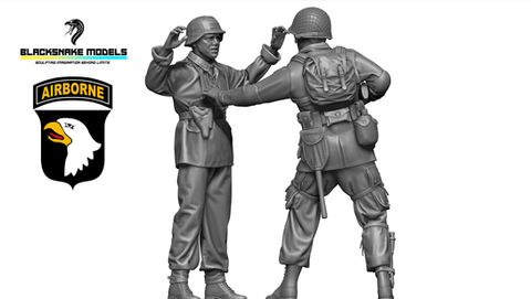 101ST Airborne Soldat "Capture d’un soldat allemand"