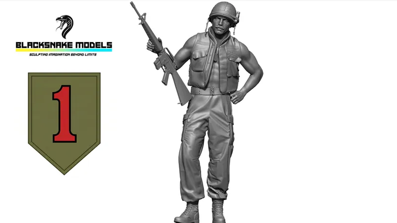 Soldat US « Big Red One » – Guerre du Vietnam [BRO-12]