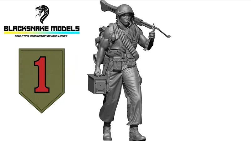 Soldat US "Big Red One"  Guerre du Vietnam [BRO-06]