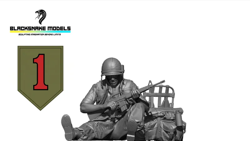 Soldat US « Big Red One » – Guerre du Vietnam [BRO-11]