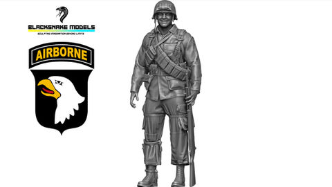 101ST Airborne Soldat "Le sourire du combattant"