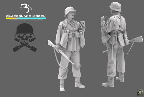 Soldat allemand Waffen-SS