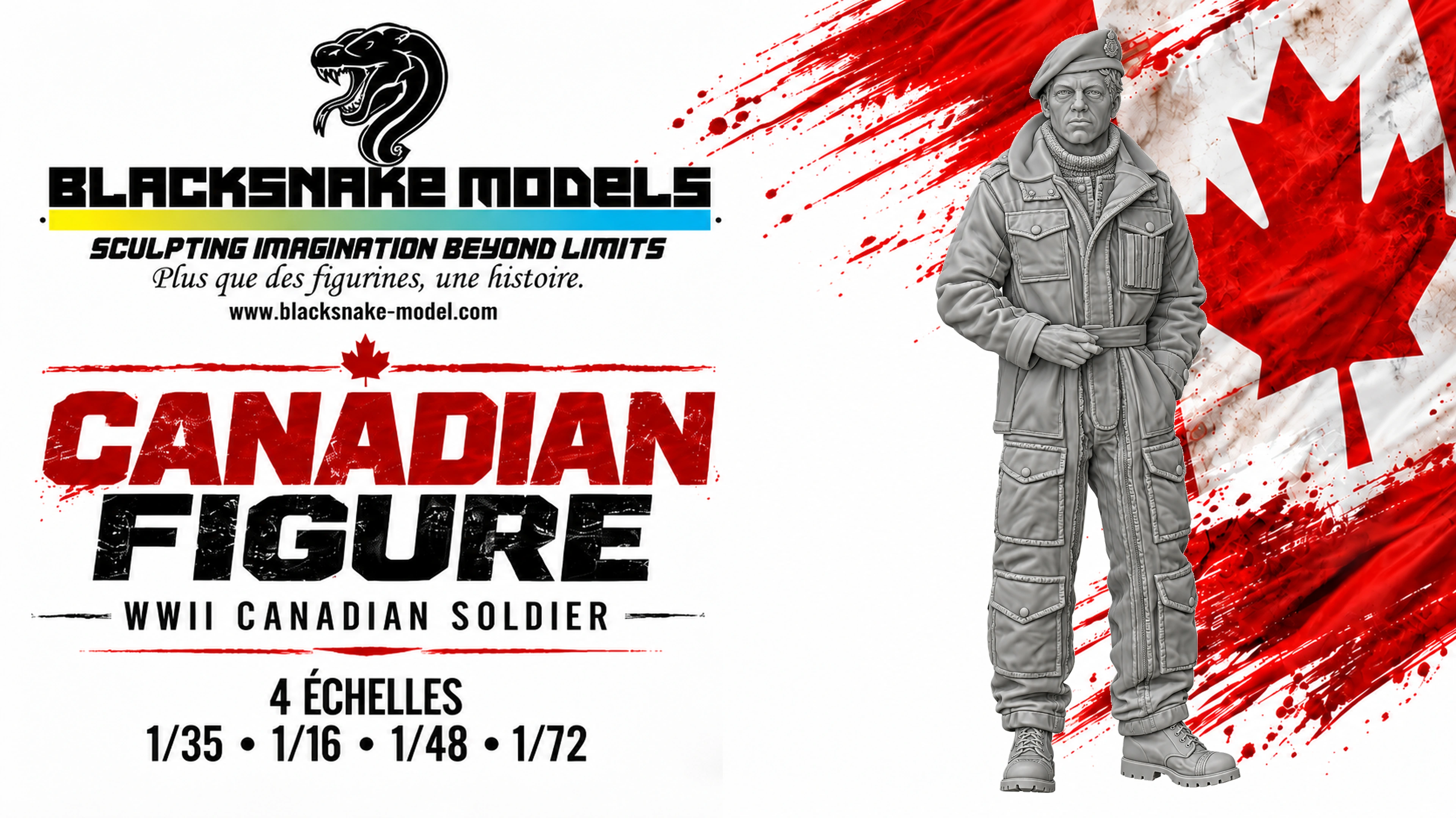 Tankiste canadien au repos – Seconde Guerre mondiale